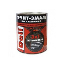 Грунт-эмаль по ржавч3 в 1 молотков черная 2л