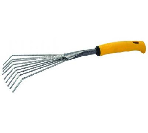 Грабли веерные мини пласт ручка — Новобаза в Новомосковске