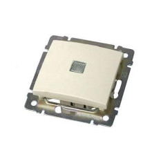 Выключатель с подсветкой 1-кл. СП Valena 10А IP31 250В механизм сл. кость IEK 774310
