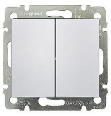 Выключатель 2-кл. СП Valena 10А IP31 250В механизм бел. IEK 774405