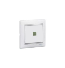 Переключатель с подсветкой проходной 1-кл. СП Valena 10А IP31 250В механизм бел. Leg 774426