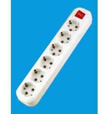 Колодка удл. MAKEL MGP231 6гн евро,выкл