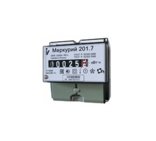 Электросчетчик 1ф Меркурий-201.7 5-60А — Новобаза в Новомосковске