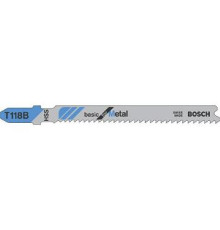 Пилка для лобзика BOSCH T118 В металл
