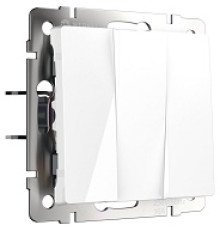WL01-SW-3G Выключатель 3-кл. БЕЛЫЙ Werkel