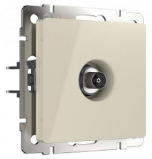 Werkel WL03-TV-ivory / ТВ розетка оконечная  (слоновая ко