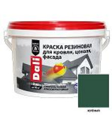 Краска резиновая DALI зеленая 6кг