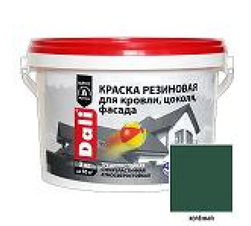 Краска резиновая DALI зеленая 6кг — Новобаза в Новомосковске