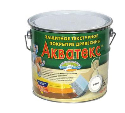 Акватекс белый 3 л — Новобаза в Новомосковске