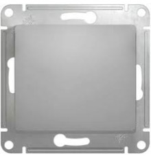 Выключатель 1-кл. СП Glossa 10А IP20 механизм АЛЮМИНИЙ Systeme Electric GSL000311
