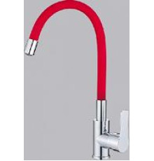 HAIBA HB70112-6 Смеситель комбинированный красный/хром