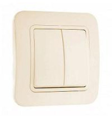 Выключатель ПРОХОДНОЙ 2-кл. КРЕМ 70226 MAKEL LILLIUM