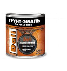 Грунт-эмаль по ржавч DALI молотковая 0,75л коричн