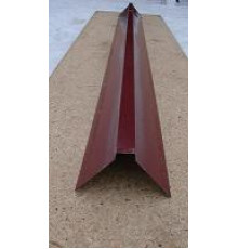 Планка конька (145х145х2500) 0,45 RAL3005
