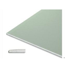 ГКЛВ-А-ПЛУК КНАУФ (влагостойкий) 1200х2500х12,5 мм