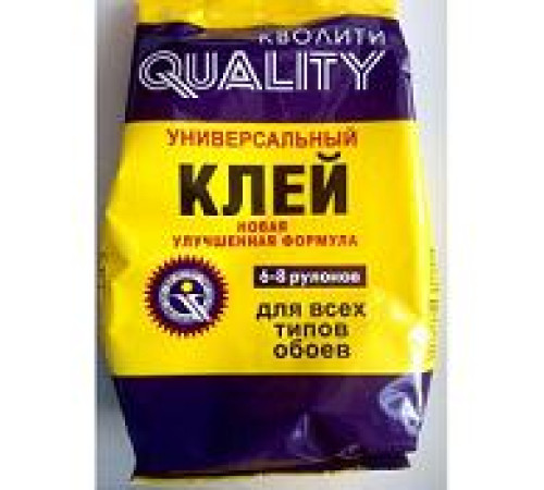 Клей для обоев QUALITY универсальный 200г — Новобаза в Новомосковске