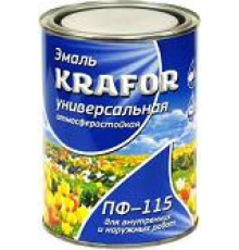 Эмаль ПФ-115 KRAFOR ярко зеленая 2,7кг