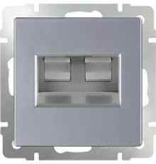 Werkel WL06-RJ-45-Розетка Интернет (серебряный)