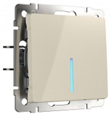 WL03-SW-1G-LED-ivory Выключатель с подсвет. 1-кл. СЛОНОВАЯ КОСТЬ Werkel