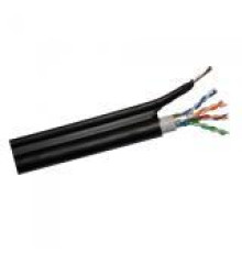 Кабель UTP 4х2х24AWG кат.5е медь с тросом