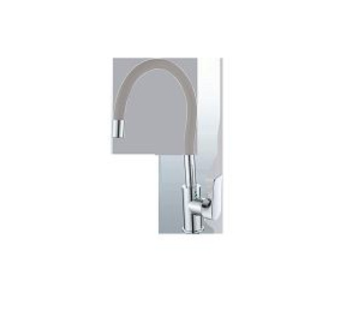 Maxonor MN70112-3 Смеситель для кухни (серый/хром) — Новобаза в Новомосковске