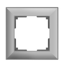 WL14-Frame-01-Рамка на 1 пост(серебряный)