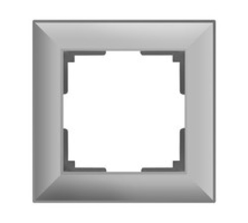 WL14-Frame-01-Рамка на 1 пост(серебряный) — Новобаза в Новомосковске