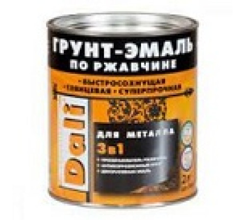 Грунт - эмаль по ржавчине DALI 2л белая 9010 — Новобаза в Новомосковске
