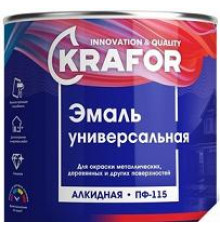 Эмаль ПФ-115 KRAFOR бирюзовая 20кг
