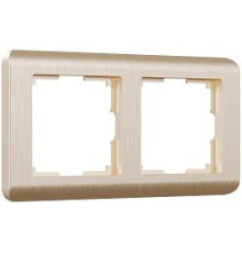 WL04-Frame-01-DBL-ivory -Рамка для 2-ой роз(крем)