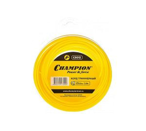 Леска Корд трим. Champion C5012 3.0мм 25м круглый — Новобаза в Новомосковске