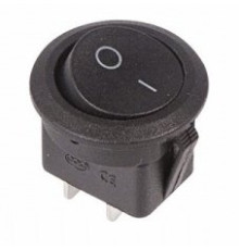 Выкл.клавишный Rexant 36-2550 (250v 6A 2c черный)