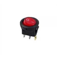 Выкл.клавишный Rexant 36-2570 (250v 6A 3c красный)