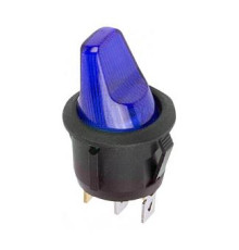 Выкл.клавишный Rexant 36-2591 (250v 16A 3c синий)