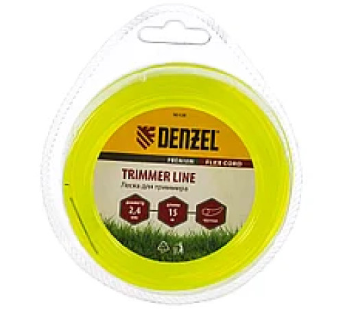 Леска для триммера 2,4 мм*15 м кругл. Denzel 96180 — Новобаза в Новомосковске
