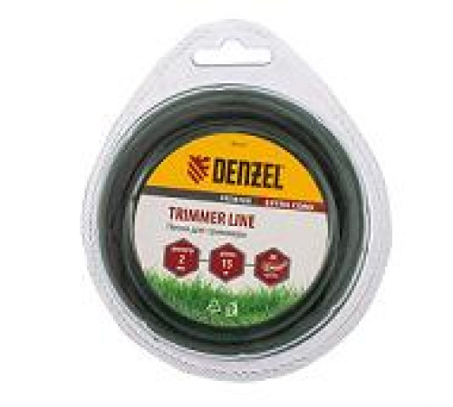 Леска для триммера 2,0 мм*15 м кругл. Denzel 96180 — Новобаза в Новомосковске