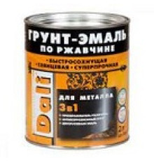 Грунт - эмаль по ржавчине DALI 2л зеленая 6029