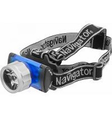 Фонарь налобный HL 07O LED 3AAA 3 реж. оранж
