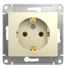 Механизм роз. 1-м  16А с/з беж.Glossa GSL000243
