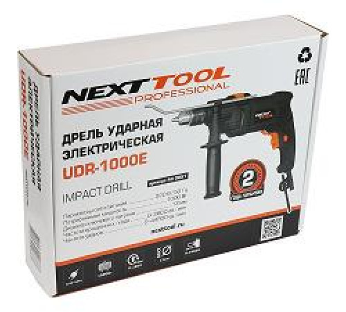 Дрель ударная электрич. NEXTTOOL UDR-1000E — Новобаза в Новомосковске