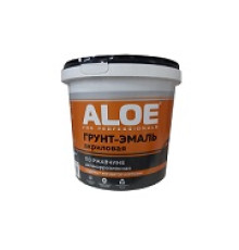 Грунт-эмаль по ржавч ALOE акриловая 0,8кг желтая