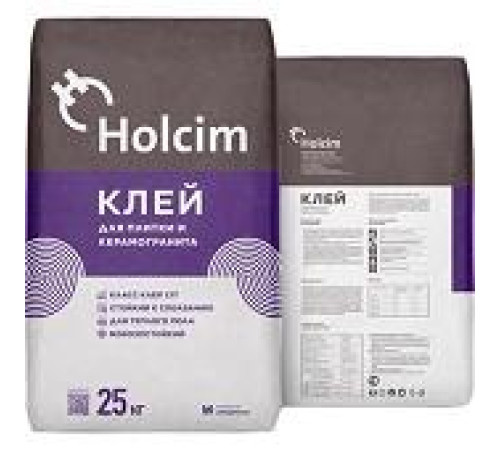 Клей для плитки С0Т HOLCIM 25кг — Новобаза в Новомосковске