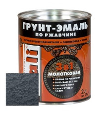 Грунт-эмаль по ржавч DALI молотковая 2л черная