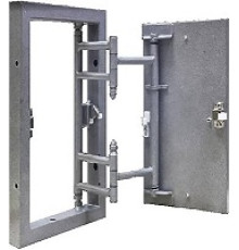 D3030 ceramo steel Люк п/п на петле мет. 300х300
