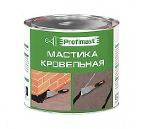 Мастика битумная кровельная PROFIMAST 2л (1,8кг) — Новобаза в Новомосковске