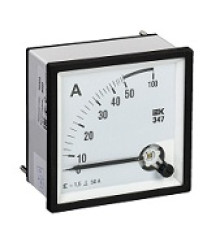 Амперметр Э47 72х72 50А кл.точн. 1,5 IEK