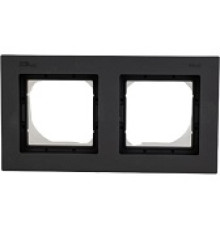 Рамка 2-м AtlasDesign Aqua IP44 карбон