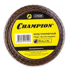 Леска Корд трим. Champion C7039 2,4мм 15м витой квадрат