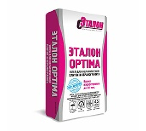 Клей д/плитки ЭТАЛОН OPTIMA (25кг) — Новобаза в Новомосковске