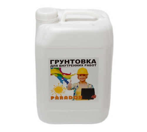 Грунтовка для внутр работ латекс PARADOX 10л — Новобаза в Новомосковске